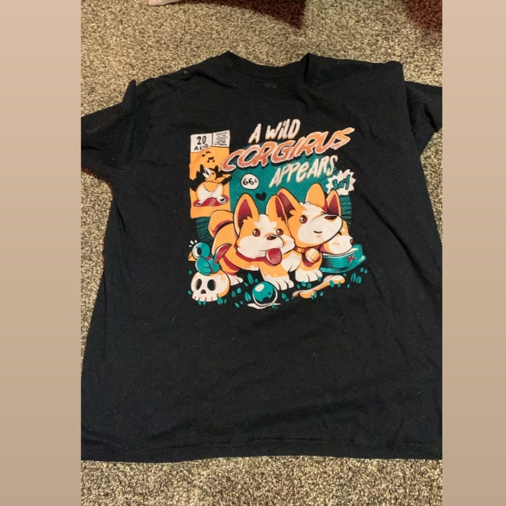 Hot Topic Corgi Shirt